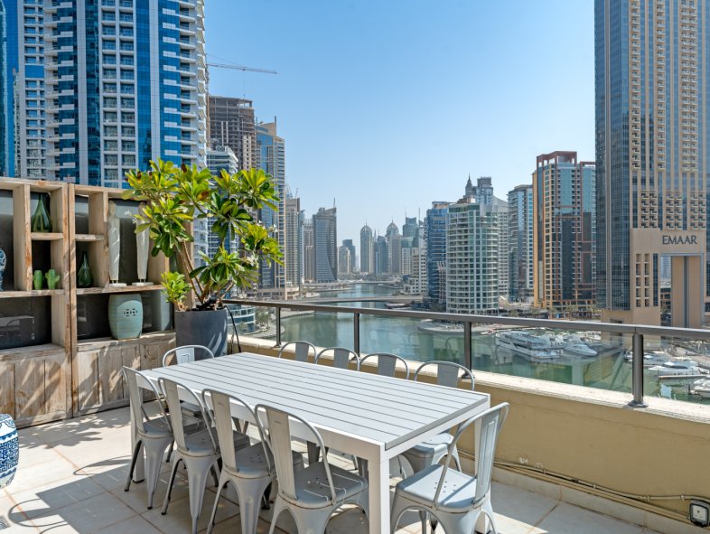 Duplex Penthouse with Massive Terrace and Full Marina View
