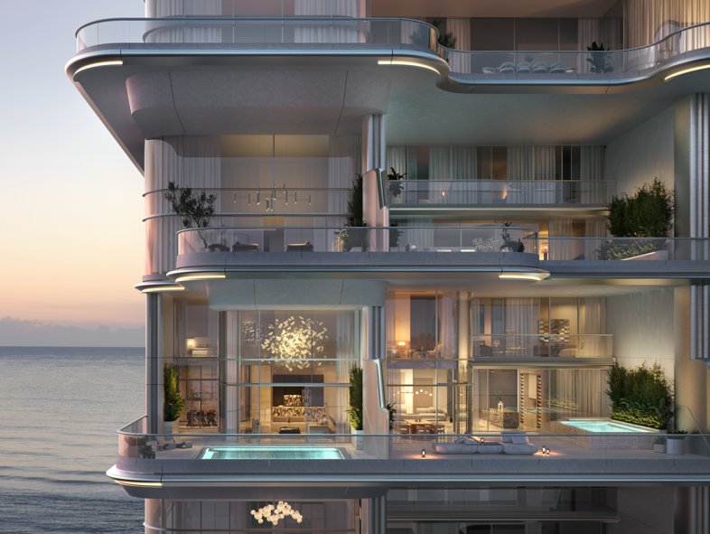 Breath-taking Beach Views Apartment with Private Pool on Palm Jumeirah