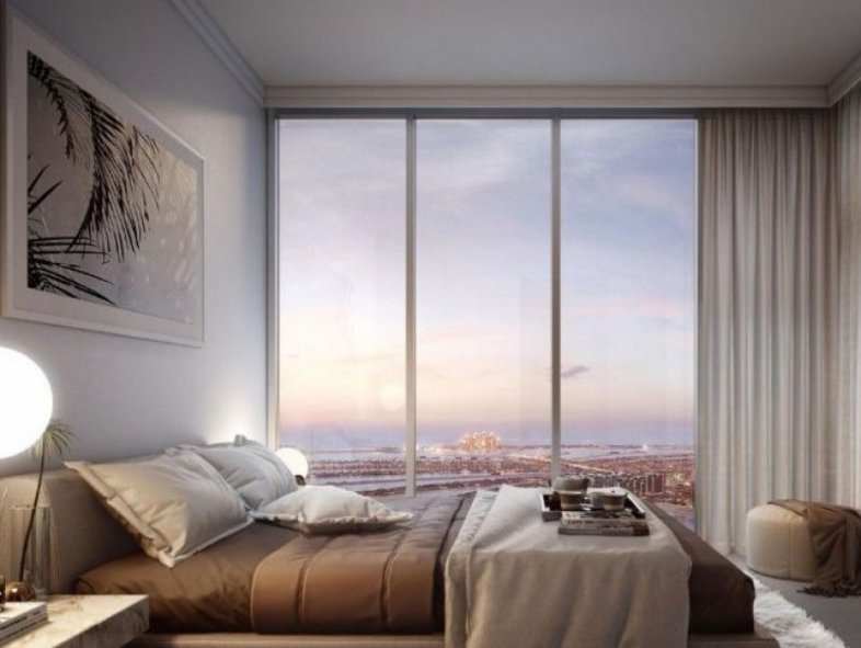 Full Palm Jumeirah and sea view in Beachfront
