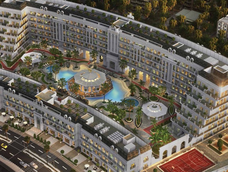 Boulevard view luxury apartment in Arjan