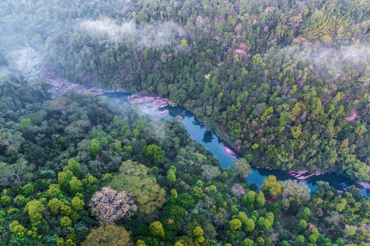 Sri Lanka aerial shot